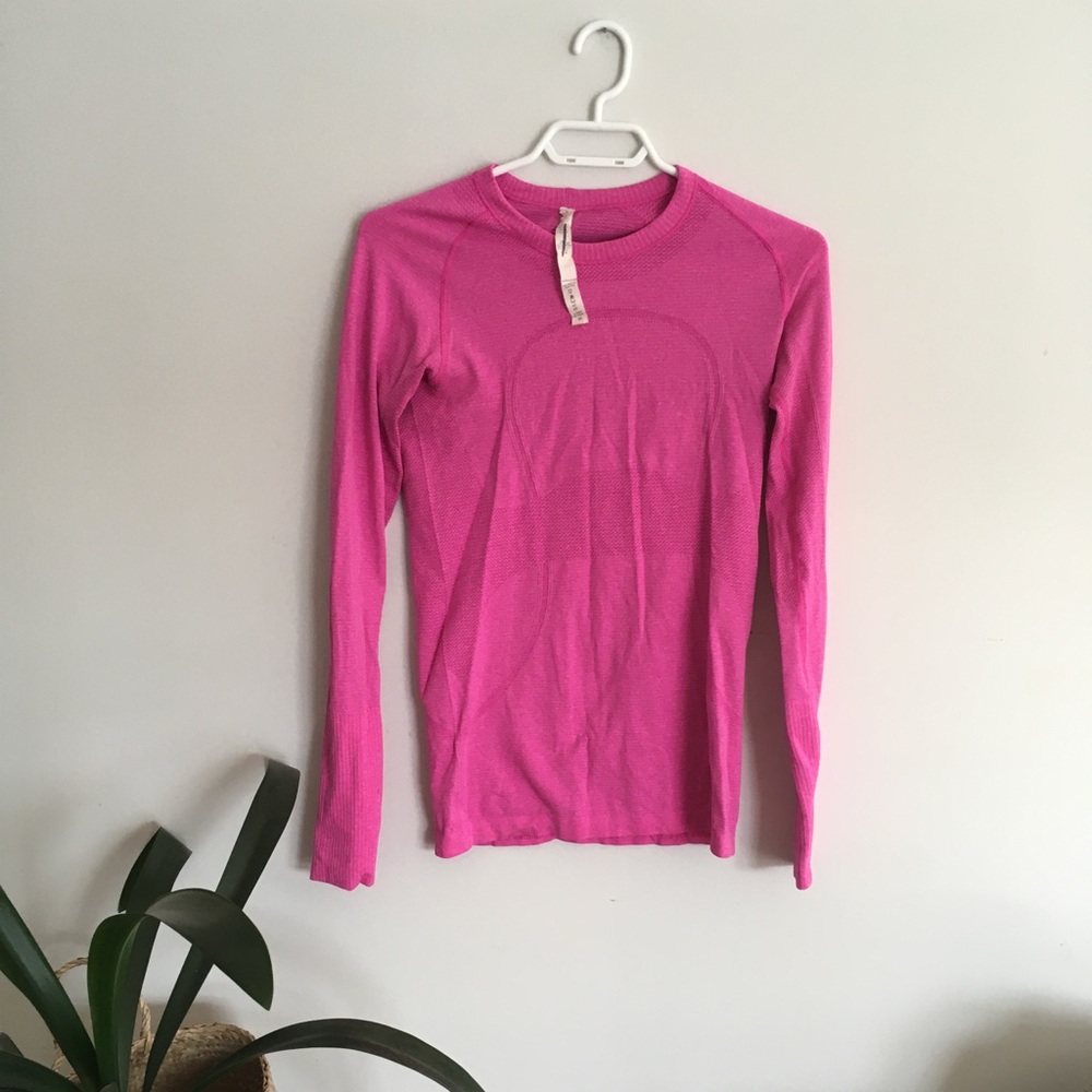 Lululemon Pink Running Shirt